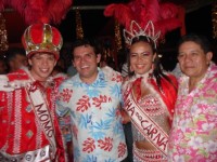 Rei, Marllos Sampaio, Rainha e Prefeito Chico Marques