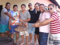 Roberto com amigos