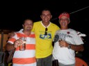 Aniversariante, com Junior e amigo