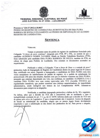 sentença 1