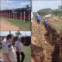 Obras de esgotamento de Joaquim Pires