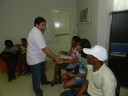 Prefeito em reunião com moradores do Olho D'água dos Negros