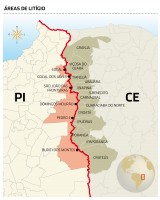Area em litígio