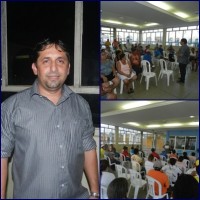 Reunião no Terminal Rodoviario