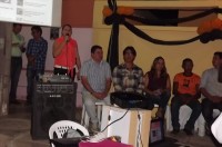 Domingas Santana em inauguração da Kolping em Oeiras