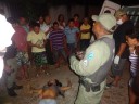 policia no local da morte
