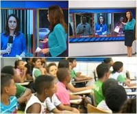 Reportagem da Globo fala sobre violancia em escolas do Piaui