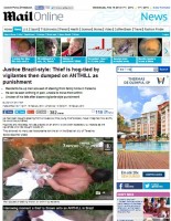 Notícia em site britânico