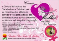 convie Dia internacional da mulher.2 014 1